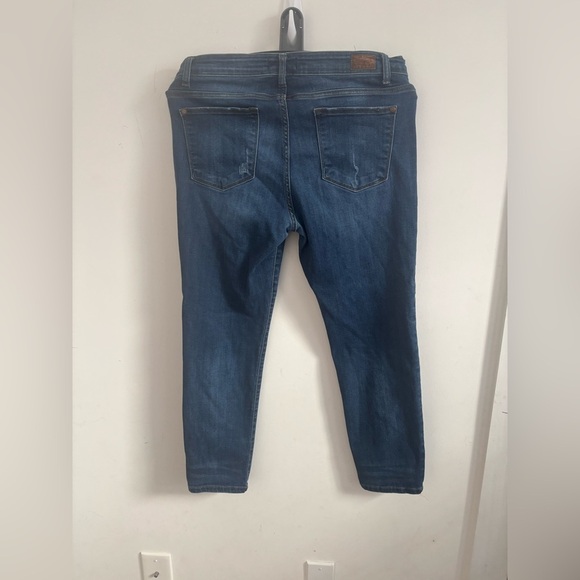 Judy Blue Relaxed Fit Jeans Distressed blue 32 Style#JB82102DK - Picture 3 of 7
